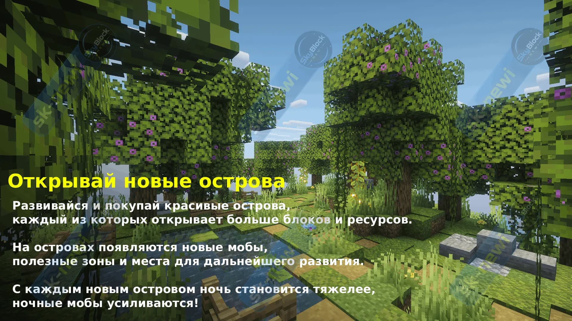SkyBlock Newi — Cервер с личными механиками