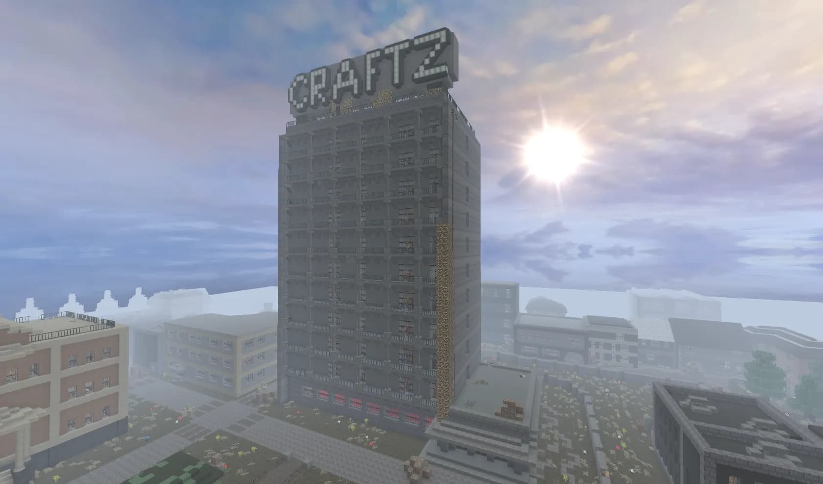 CraftZ — это игровой сервер Minecraft DAYZ